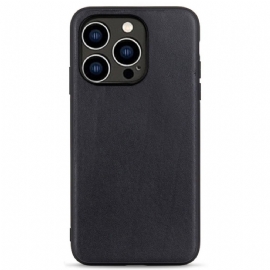 Kryt Na iPhone 14 Pro Pravá Kůže