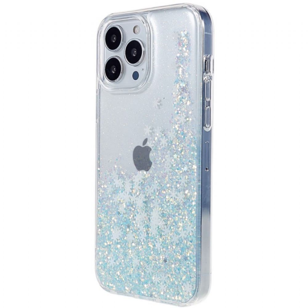 Kryt Na iPhone 14 Pro Třpytivé Vločky