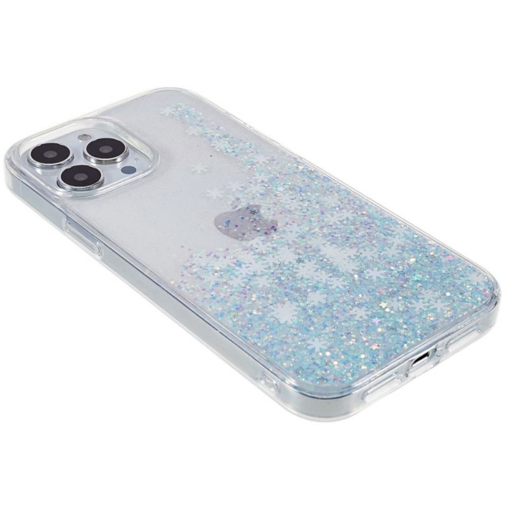 Kryt Na iPhone 14 Pro Třpytivé Vločky