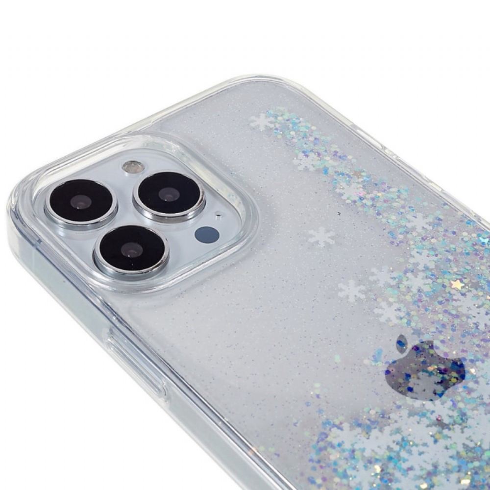 Kryt Na iPhone 14 Pro Třpytivé Vločky