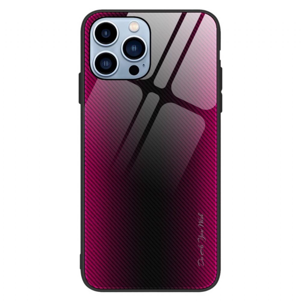 Kryty Na Mobil Na iPhone 14 Pro Klasické Tvrzené Sklo Z Uhlíkových Vláken