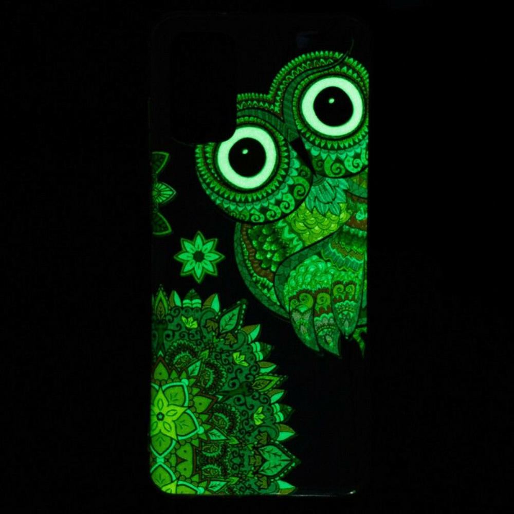 Kryt Na Samsung Galaxy S20 Plus / S20 Plus 5G Fluorescenční Sova Mandala