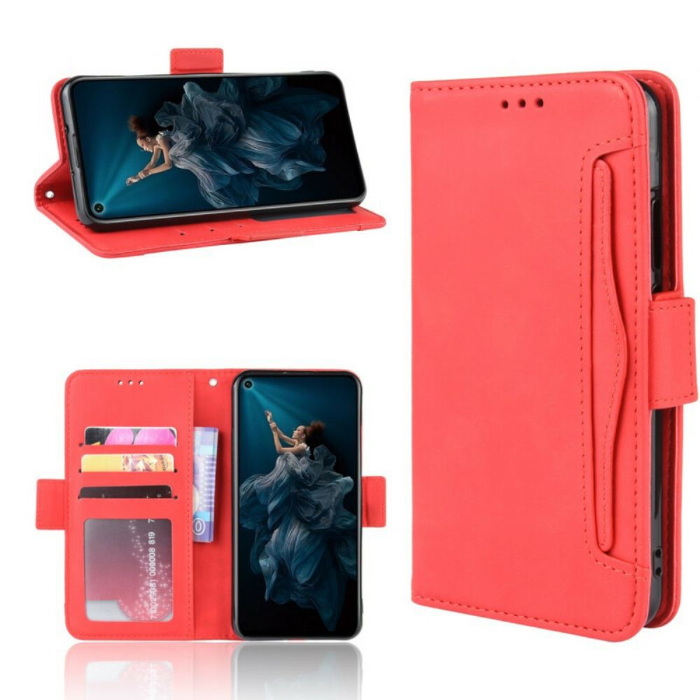 Flipové Pouzdro Na Huawei Nova 5T / Honor 20 Multi-card První Třídy