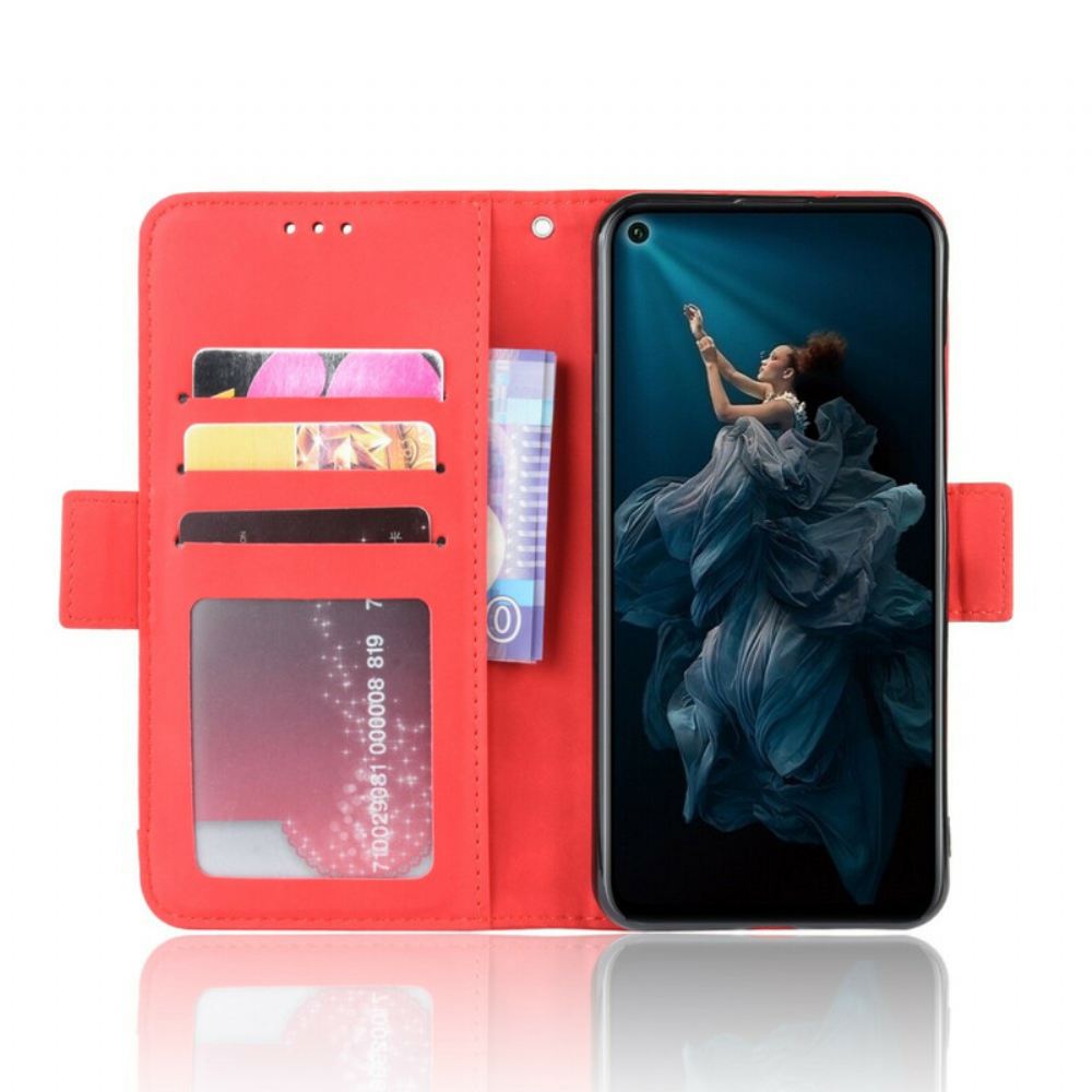 Flipové Pouzdro Na Huawei Nova 5T / Honor 20 Multi-card První Třídy