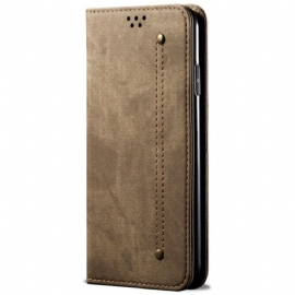 Kožené Pouzdro Folio Na Samsung Galaxy S25 5g Džínovina