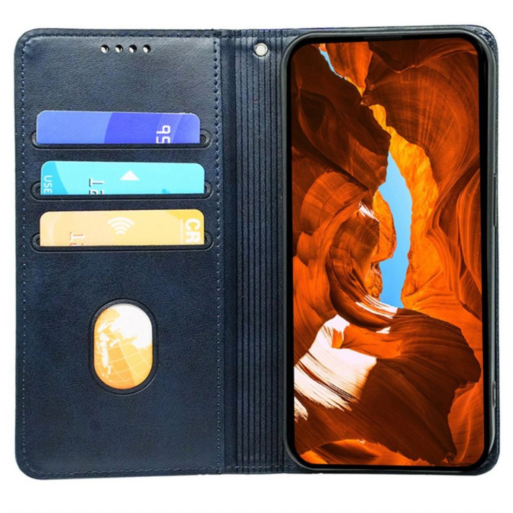 Kožené Pouzdro Folio Samsung Galaxy S25 5g Integrovaný Magnetický Uzávěr