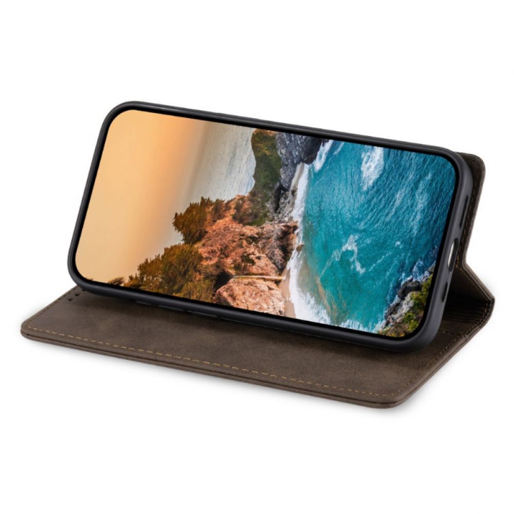 Kožené Pouzdro Folio Samsung Galaxy S25 5g Kožený Efekt S Rfid Blokováním