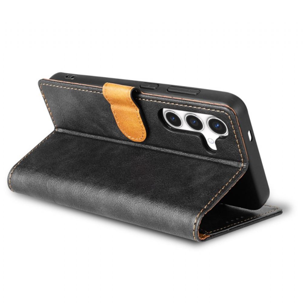 Kožený Kryt Na Samsung Galaxy S25 5g Lcimeeke