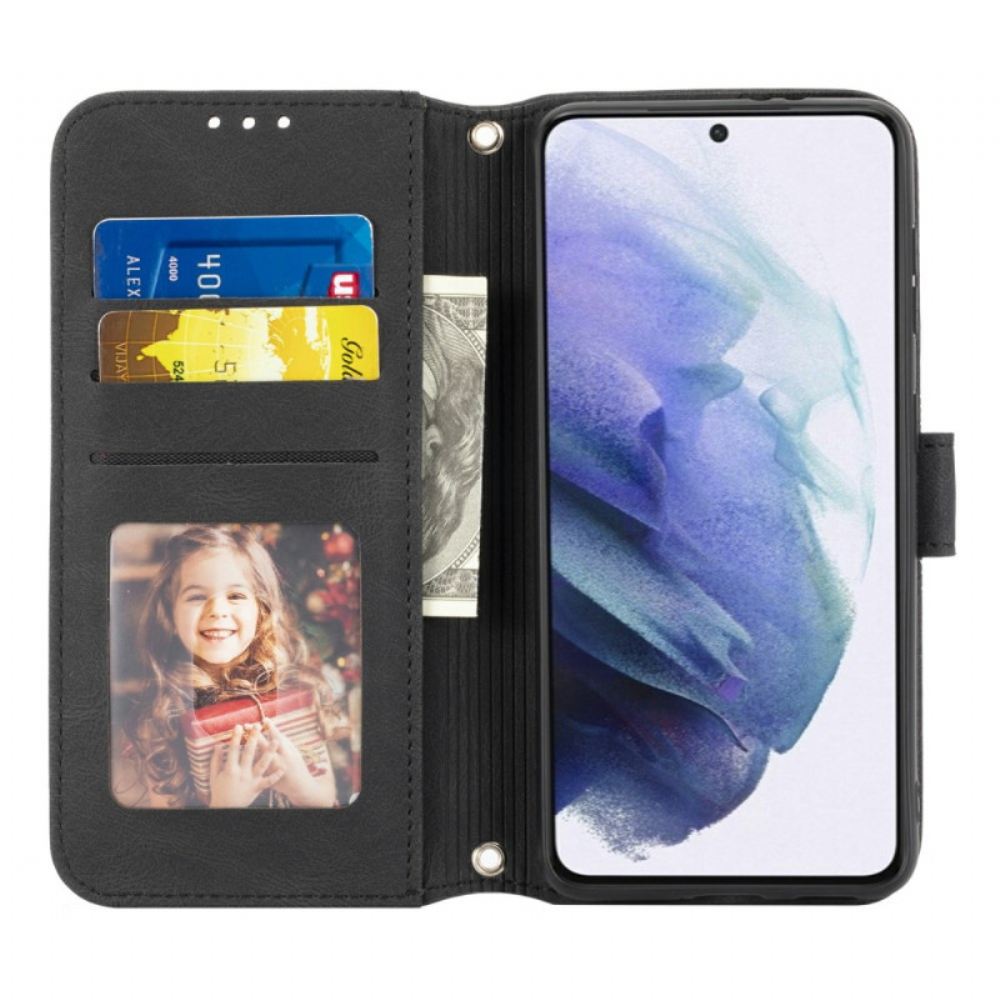 Kožený Kryt Na Samsung Galaxy S25 5g Lemy A Šňůrka