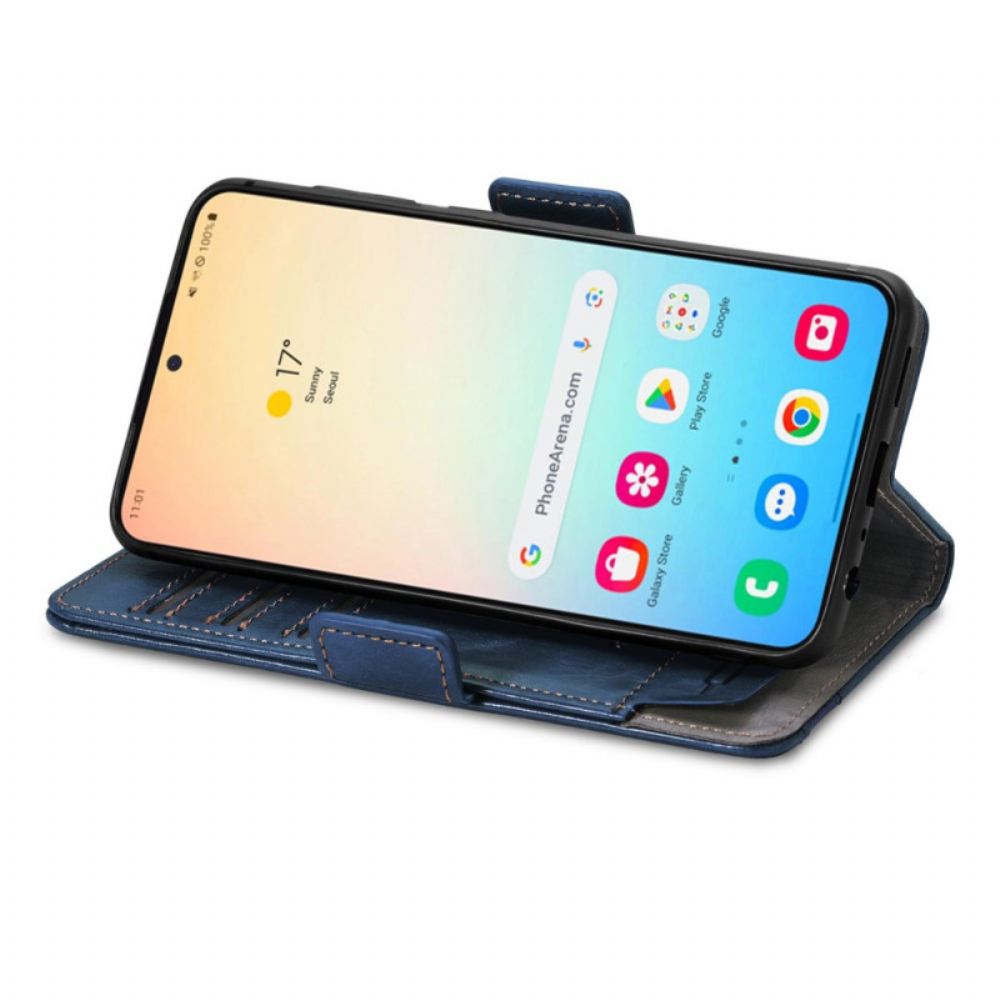 Kožený Kryt Samsung Galaxy S25 5g Caseneo Rfid Ochrana