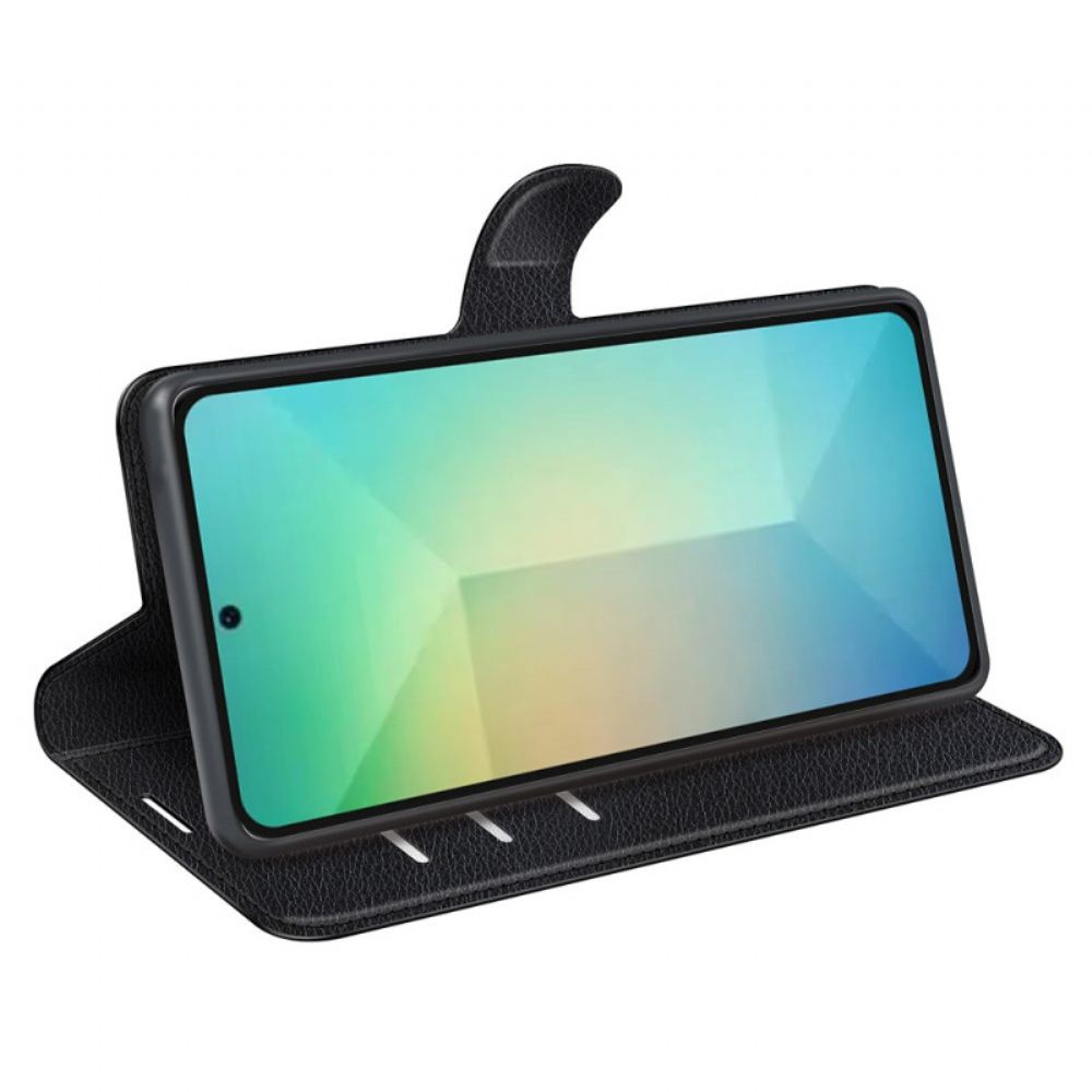 Kožený Kryt Samsung Galaxy S25 5g Klasická Umělá Kůže Liči