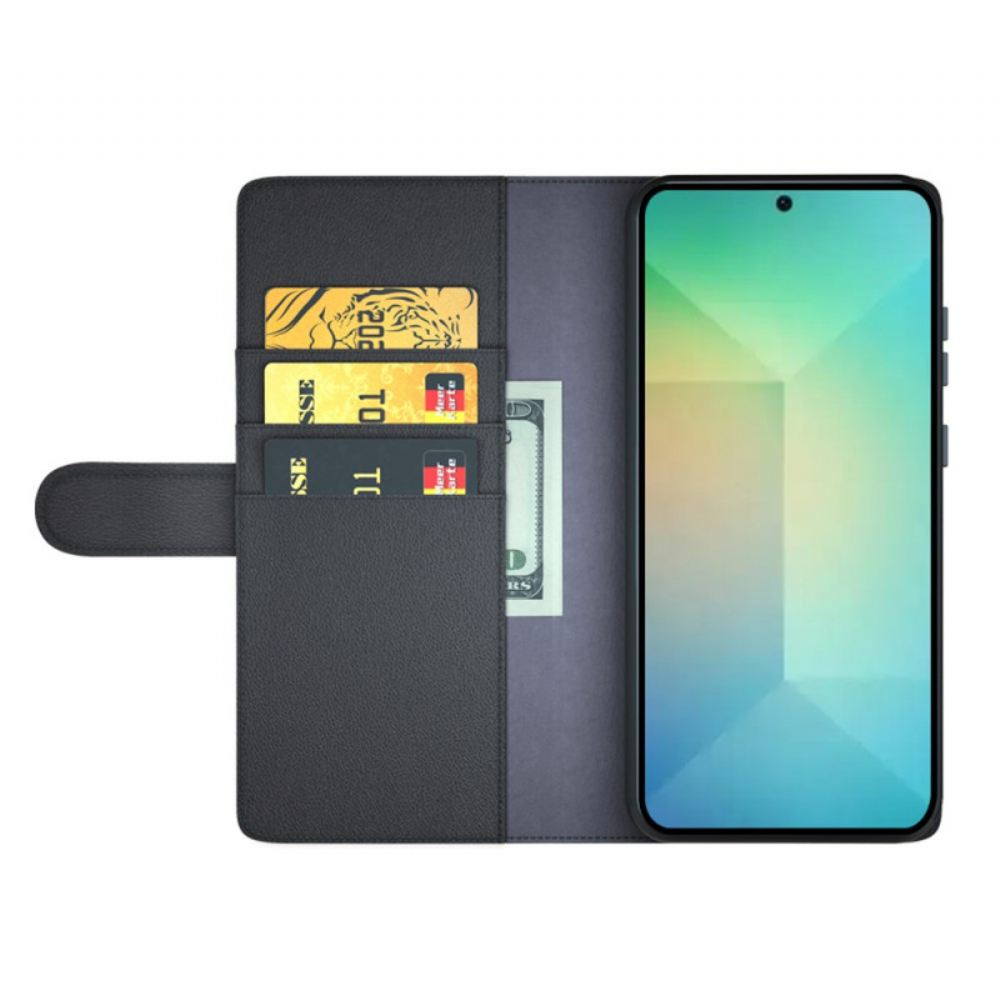 Kožený Kryt Samsung Galaxy S25 5g Pravá Kůže