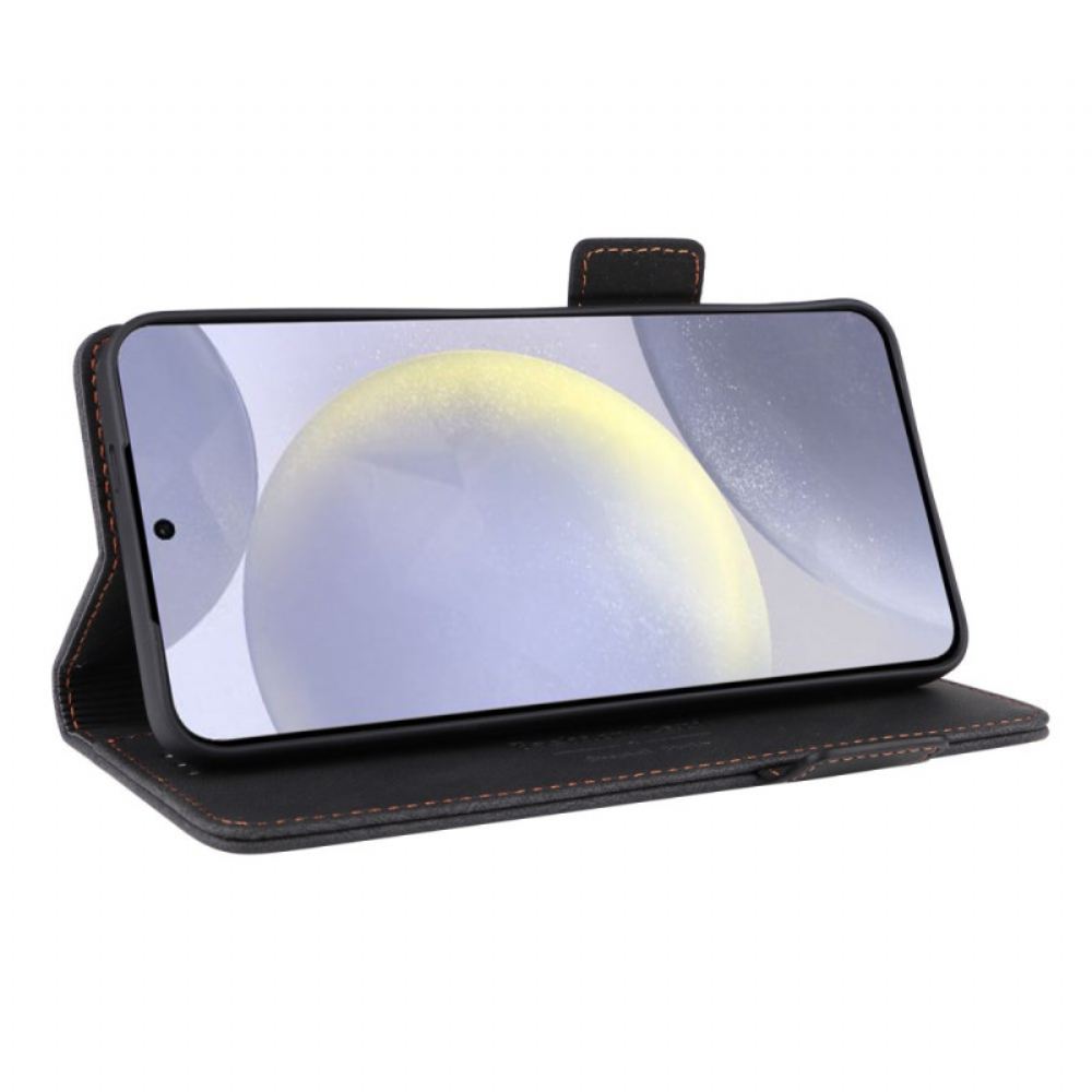 Kožený Kryt Samsung Galaxy S25 5g Retro Semišový Efekt