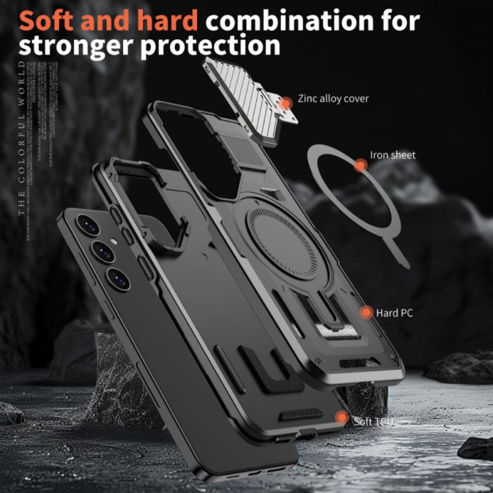 Kryt Samsung Galaxy S25 5g Bajonet A Ochrana Objektivu Kompatibilní S Magsafe