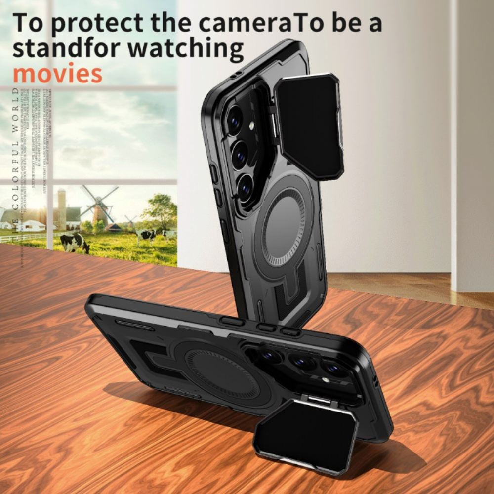 Kryt Samsung Galaxy S25 5g Bajonet A Ochrana Objektivu Kompatibilní S Magsafe