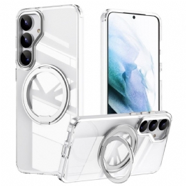 Kryt Samsung Galaxy S25 5g Jednoduché Kompatibilní S Magsafe A Stojánkem