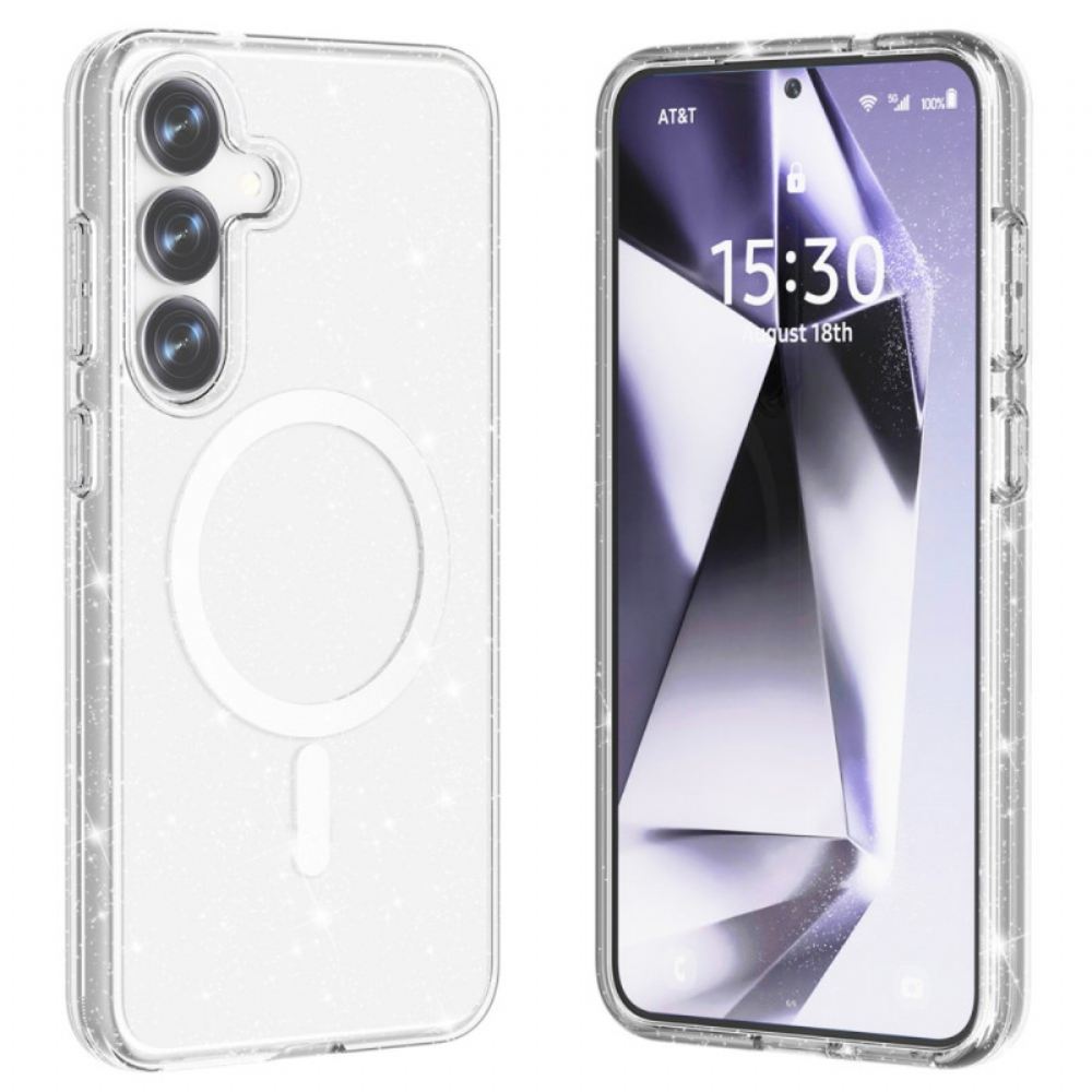 Kryt Samsung Galaxy S25 5g Kryty Na Mobil Třpytivá Zadní Strana Kompatibilní S Magsafe