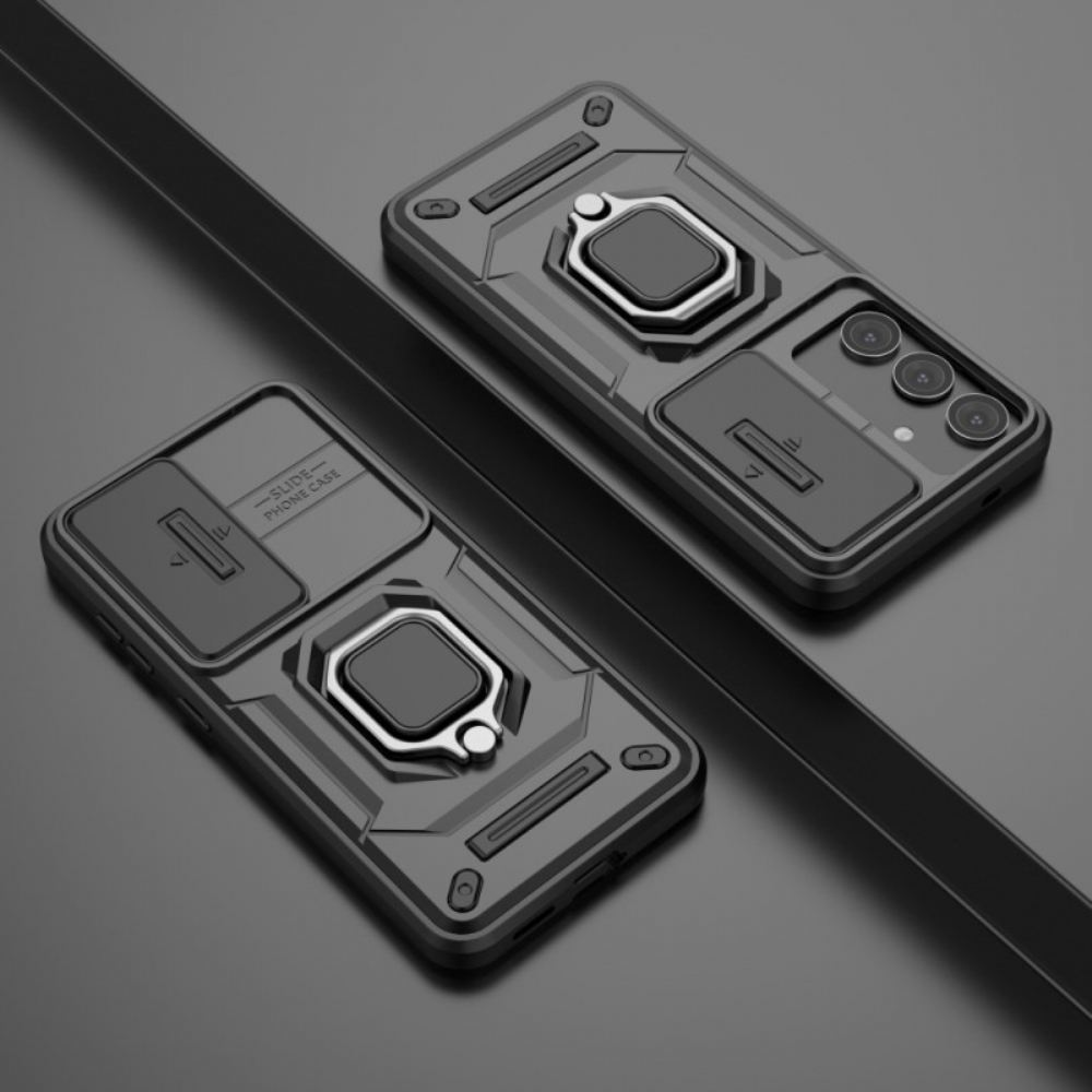 Kryt Samsung Galaxy S25 5g Odolné Pouzdro Na Prsten S Ochranou Fotoaparátu