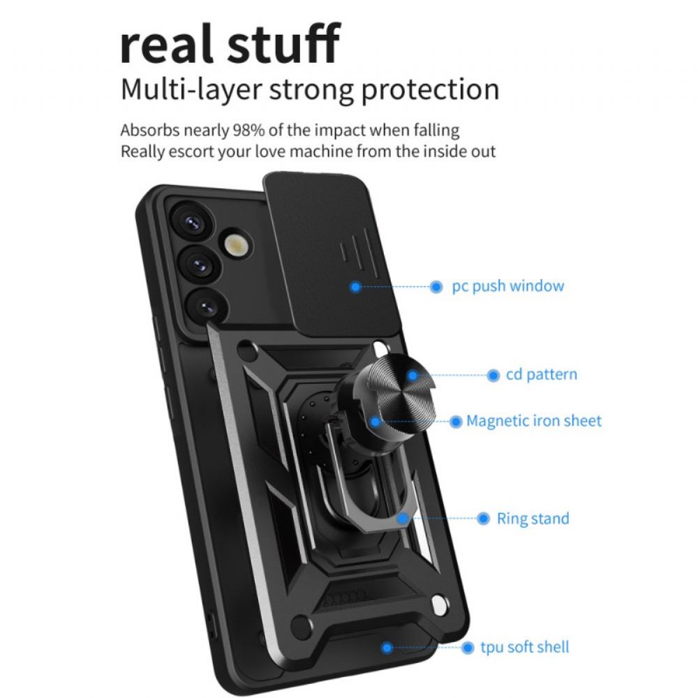 Kryt Samsung Galaxy S25 5g Posuvný Kryt A Stojánek Fotoaparátu