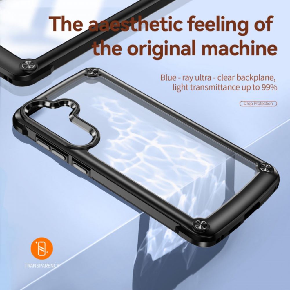 Kryt Samsung Galaxy S25 5g Průhledný Se Silikonovými Okraji