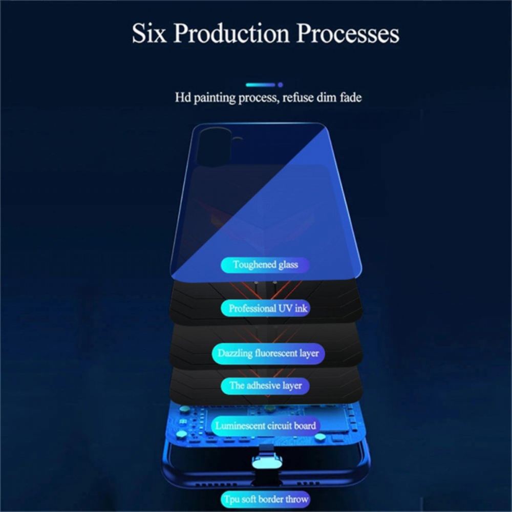 Kryt Samsung Galaxy S25 5g Rytmická Světelná Řada