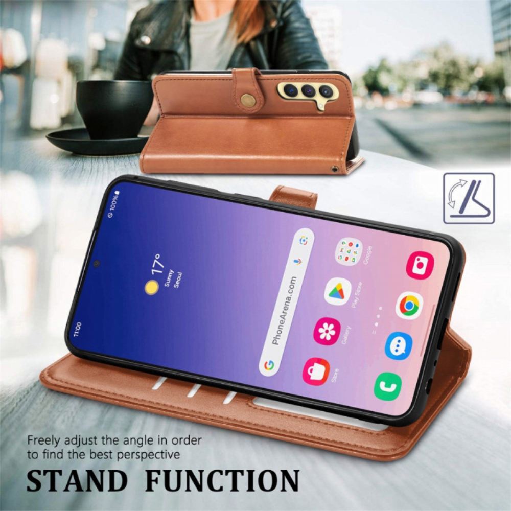 Peněženková Pouzdra Samsung Galaxy S25 5g Kryty Na Mobil Magnetická Spona