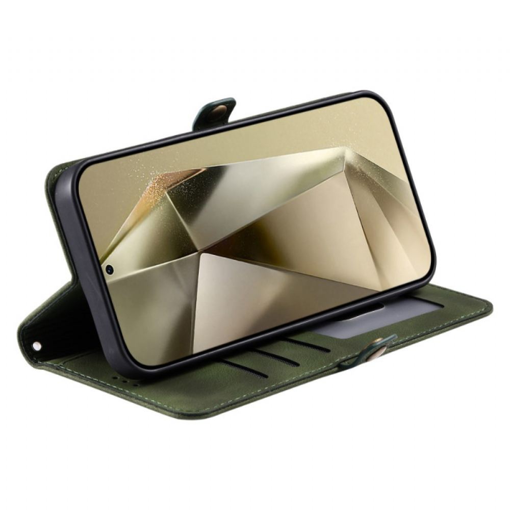 Peněženková Pouzdra Samsung Galaxy S25 5g Kryty Na Mobil Mandala S Semišovým Efektem