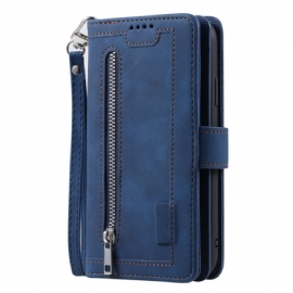 Peněženková Pouzdra Samsung Galaxy S25 5g Peněženka S 9 Přihrádkami Na Karty A Šňůrkou