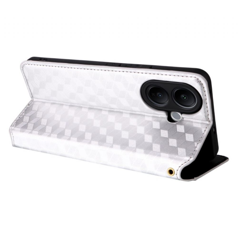 Kožené Pouzdro Vivo V60 Lite Kryty Na Mobil Kosočtvercový Vzor