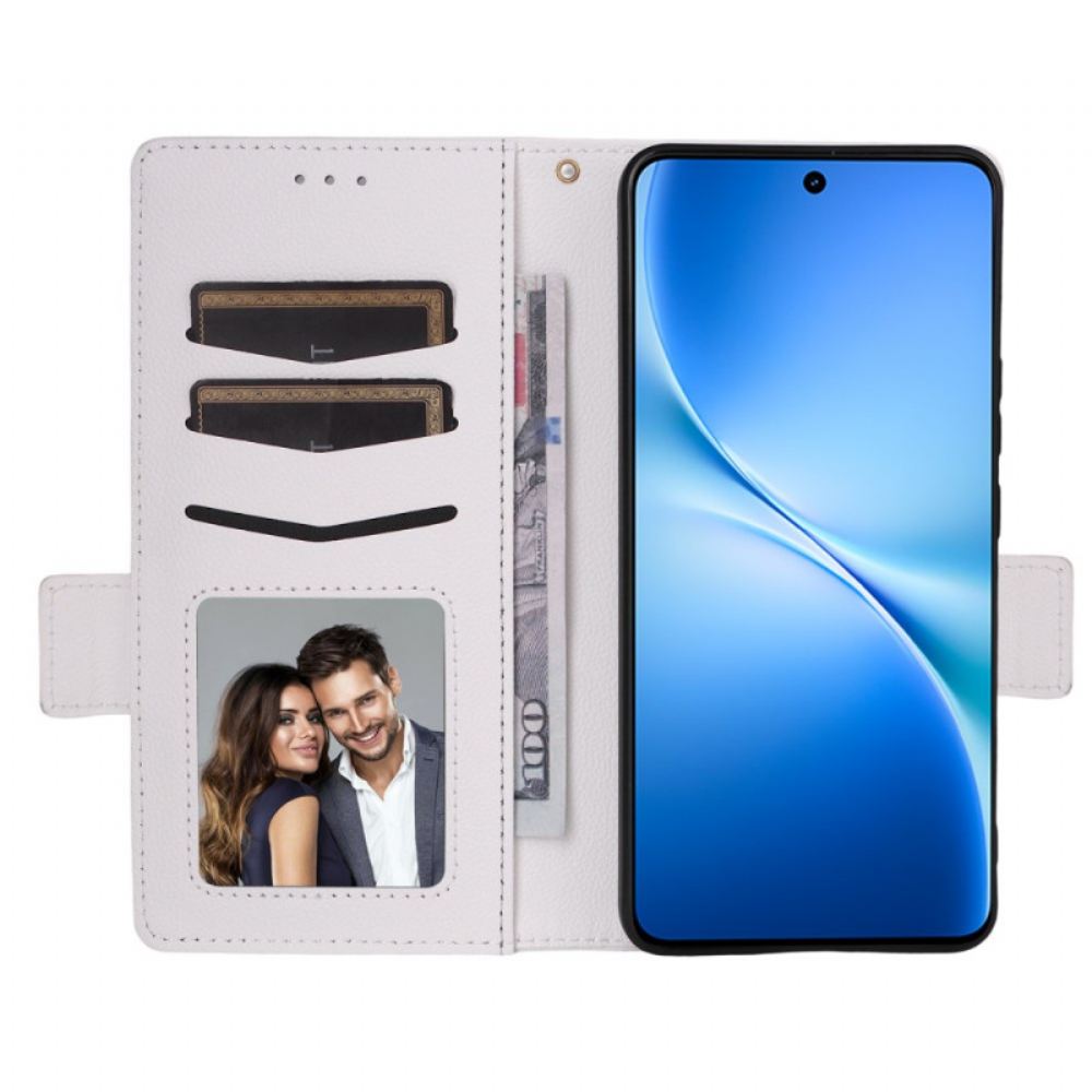 Kožený Kryt Na Vivo V60 Lite Umělá Kůže S Popruhem