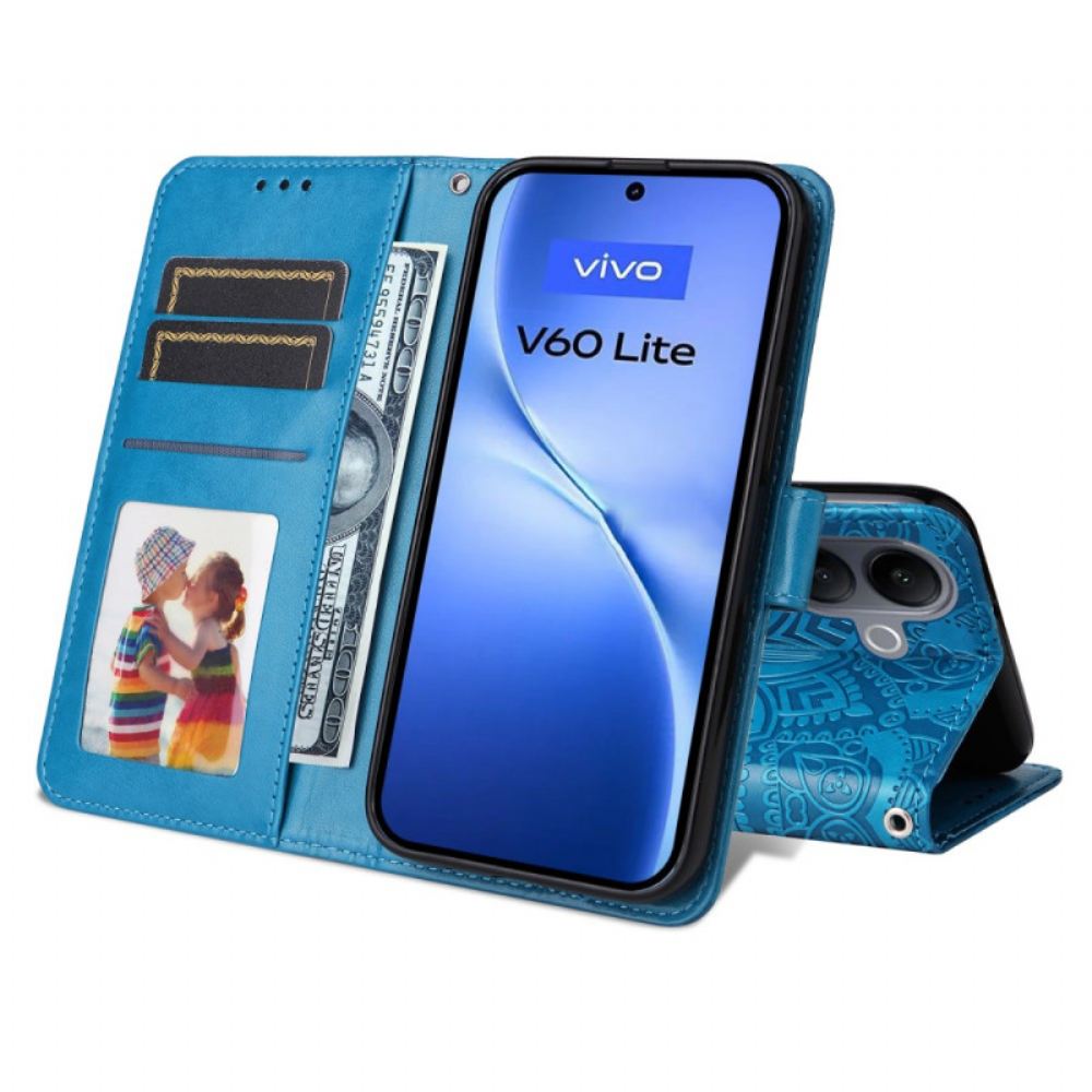 Kožený Kryt Vivo V60 Lite Mandala