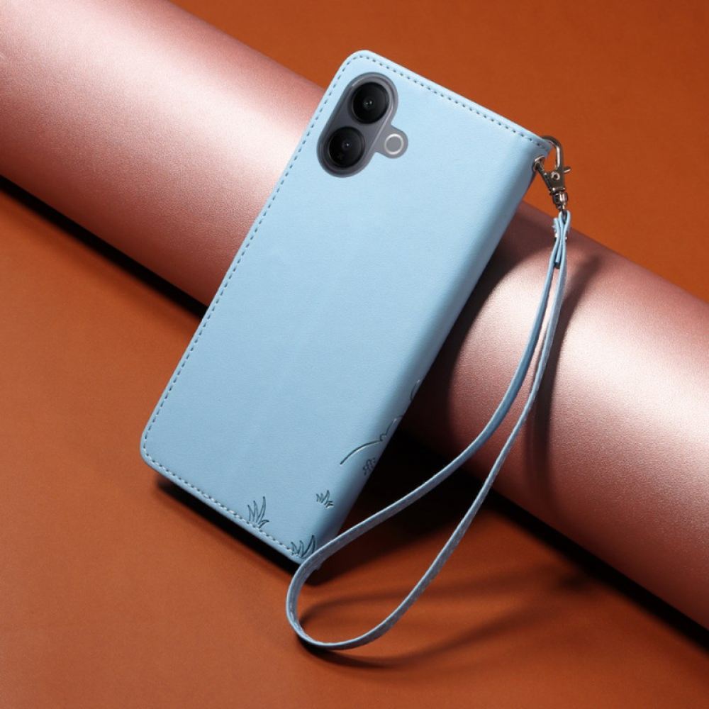 Kožený Kryt Vivo V60 Lite Rfid Ochrana A Psí Vzor