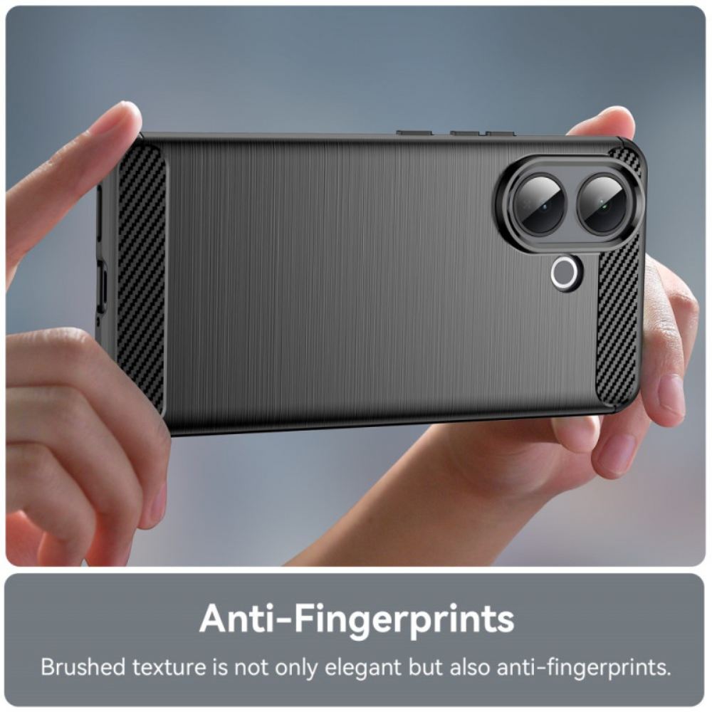 Kryt Vivo V60 Lite Kryty Na Mobil Kartáčované Uhlíkové Vlákno