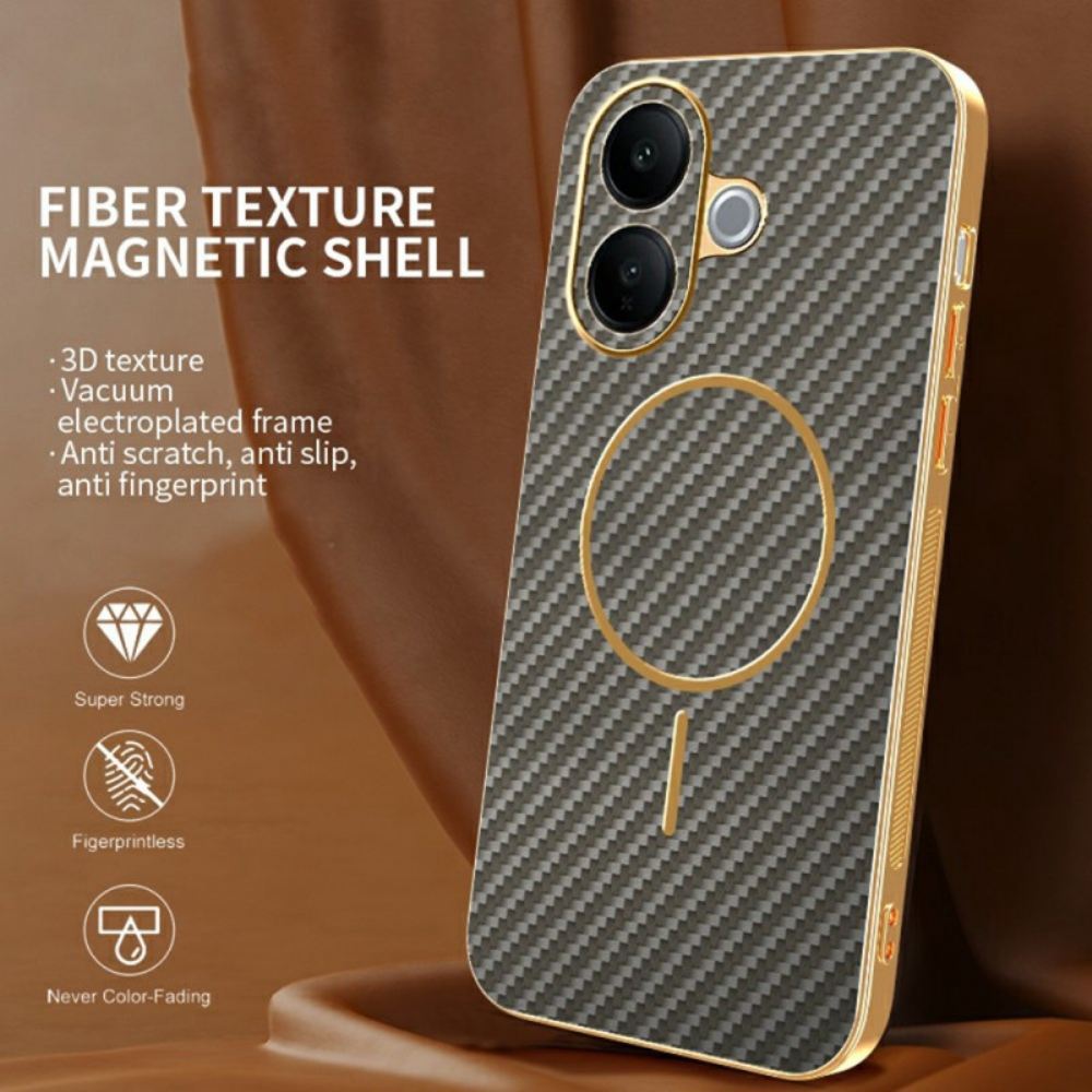 Kryt Vivo V60 Lite Textura Uhlíkových Vláken