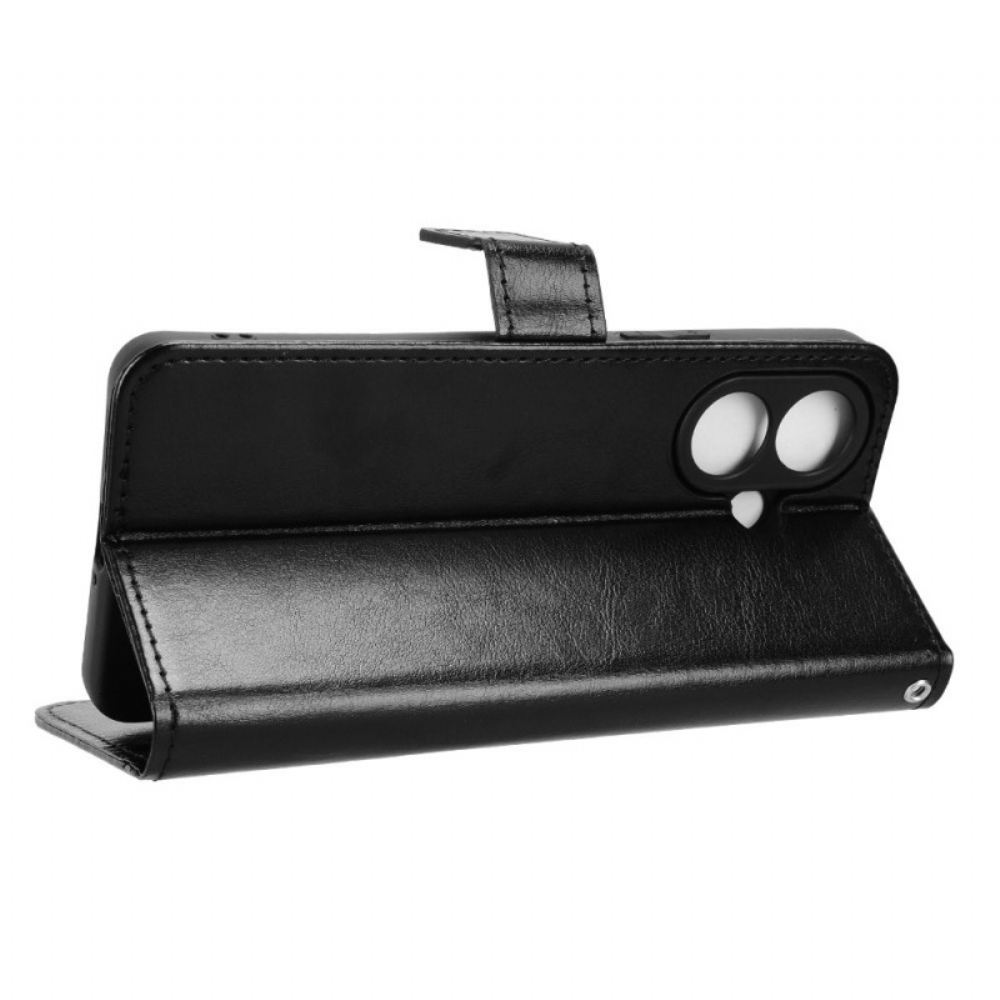 Peněženková Pouzdra Vivo V60 Lite Kryty Na Mobil Okázalá Umělá Kůže