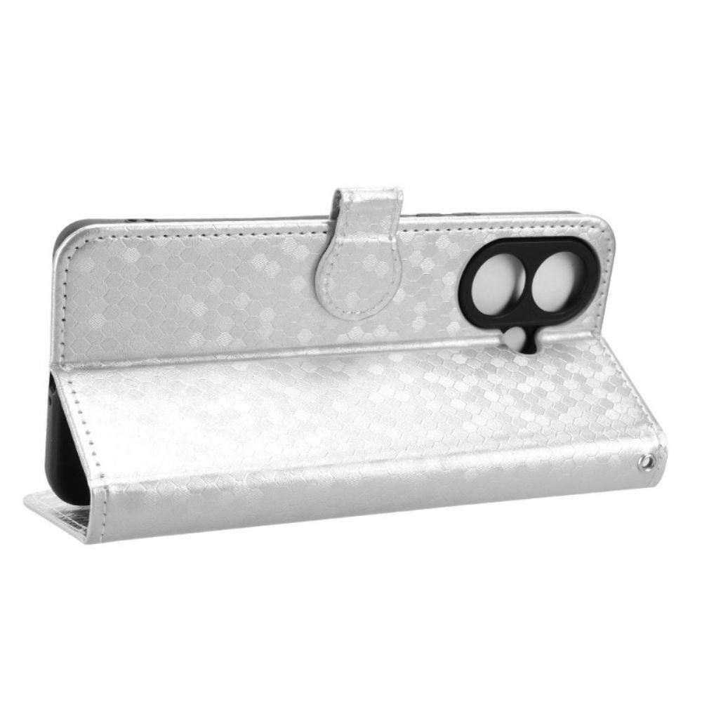 Peněženková Pouzdra Vivo V60 Lite Třpytivý Puntíkovaný Vzor