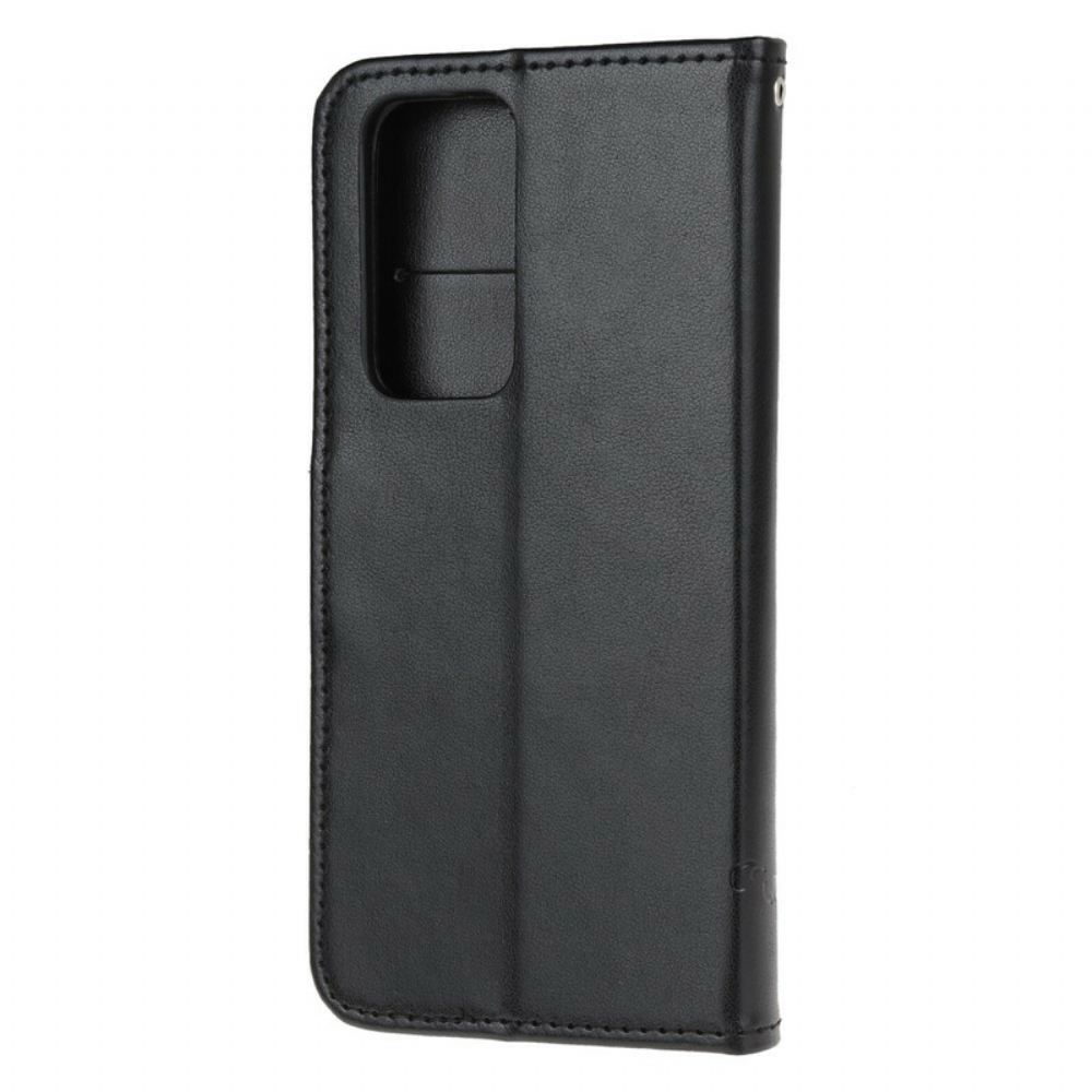 Flipové Pouzdro Na Xiaomi Mi 10T / 10T Pro Asijští Motýli A Květiny