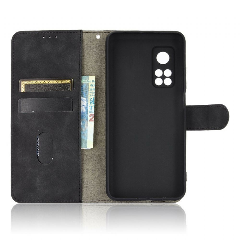 Flipové Pouzdro Na Xiaomi Mi 10T / 10T Pro Dotek Kůže