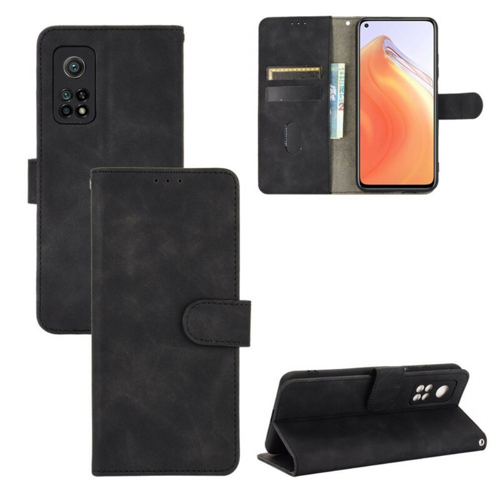 Flipové Pouzdro Na Xiaomi Mi 10T / 10T Pro Dotek Kůže
