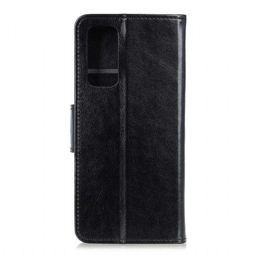 Flipové Pouzdro Na Xiaomi Mi 10T / 10T Pro Glazovaná Umělá Kůže
