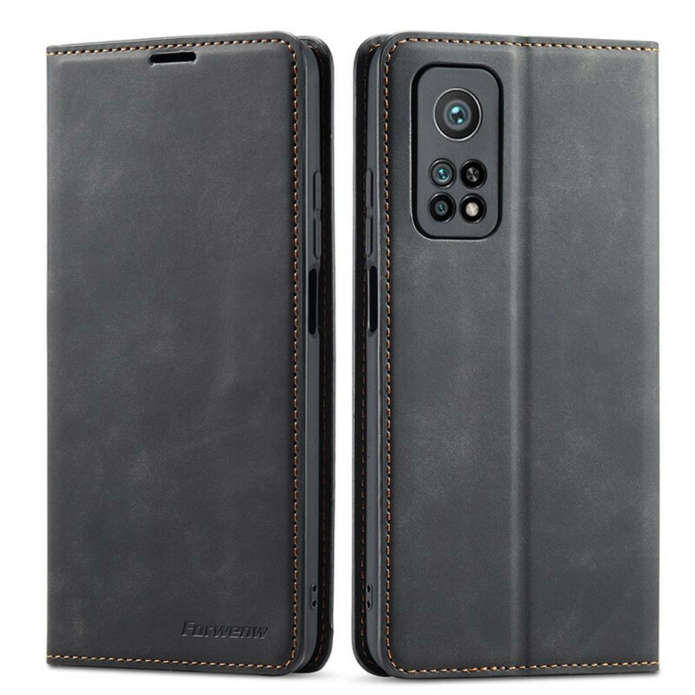 Flipové Pouzdro Na Xiaomi Mi 10T / 10T Pro Kožený Efekt Forwenw