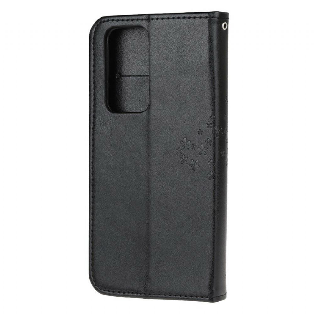 Flipové Pouzdro Na Xiaomi Mi 10T / 10T Pro Na Lana Strom A Sovy