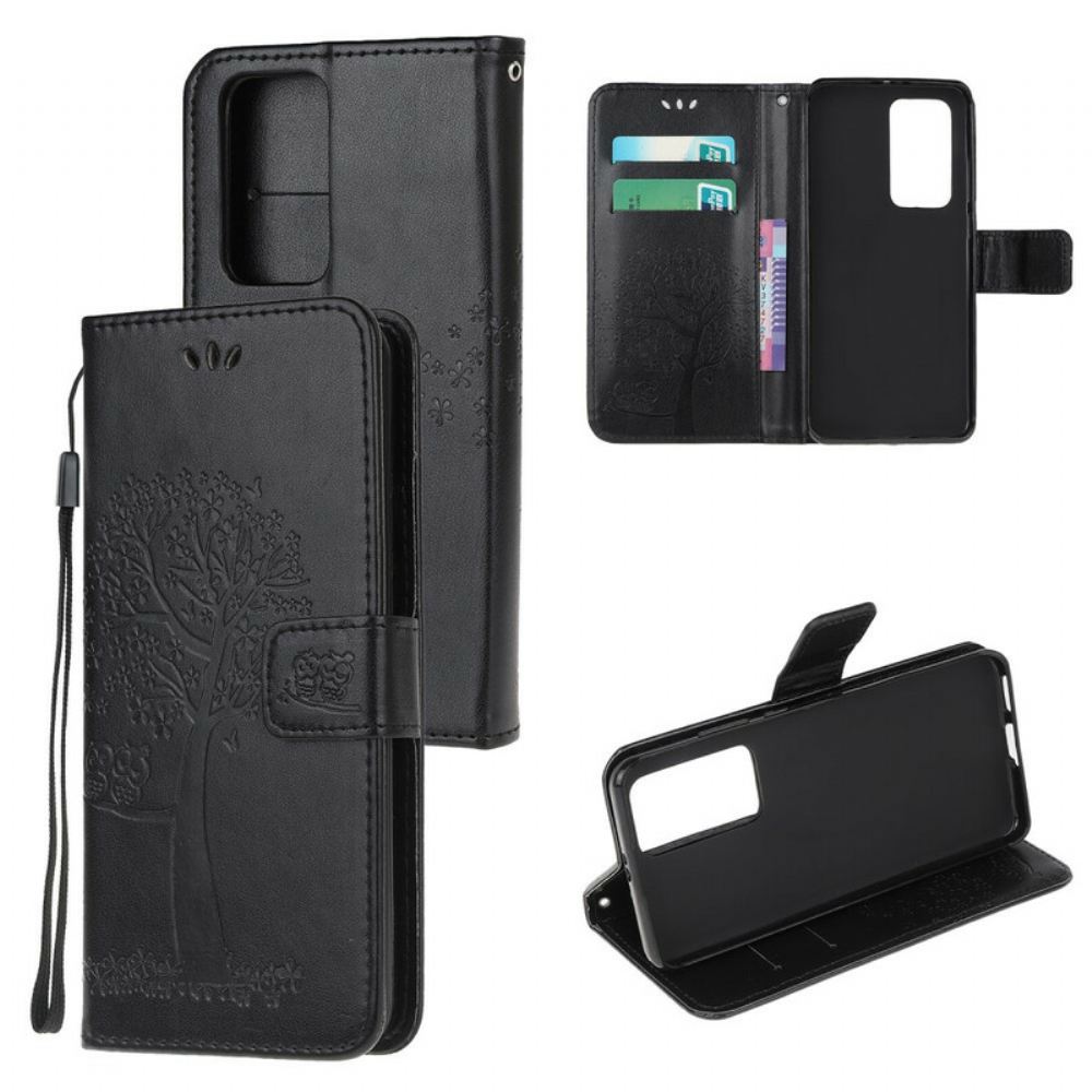 Flipové Pouzdro Na Xiaomi Mi 10T / 10T Pro Na Lana Strom A Sovy