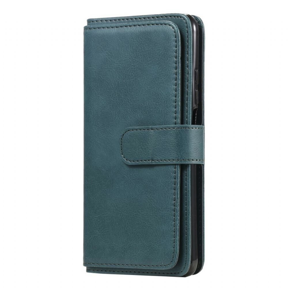 Flipové Pouzdro Na Xiaomi Mi 10T / 10T Pro Multifunkční Držák Na 10 Karet