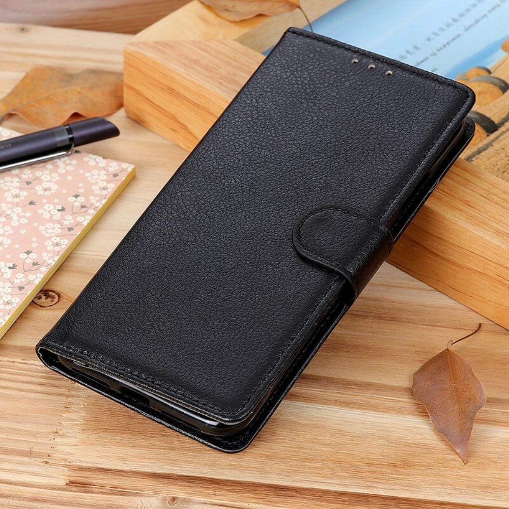 Flipové Pouzdro Na Xiaomi Mi 10T / 10T Pro Prémiový Kožený Efekt Litchi