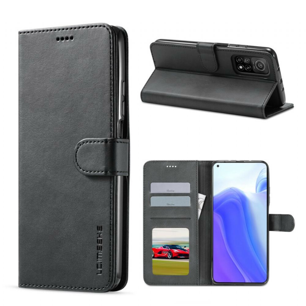 Kožené Pouzdro Na Xiaomi Mi 10T / 10T Pro Kožený Efekt Lc.imeeke