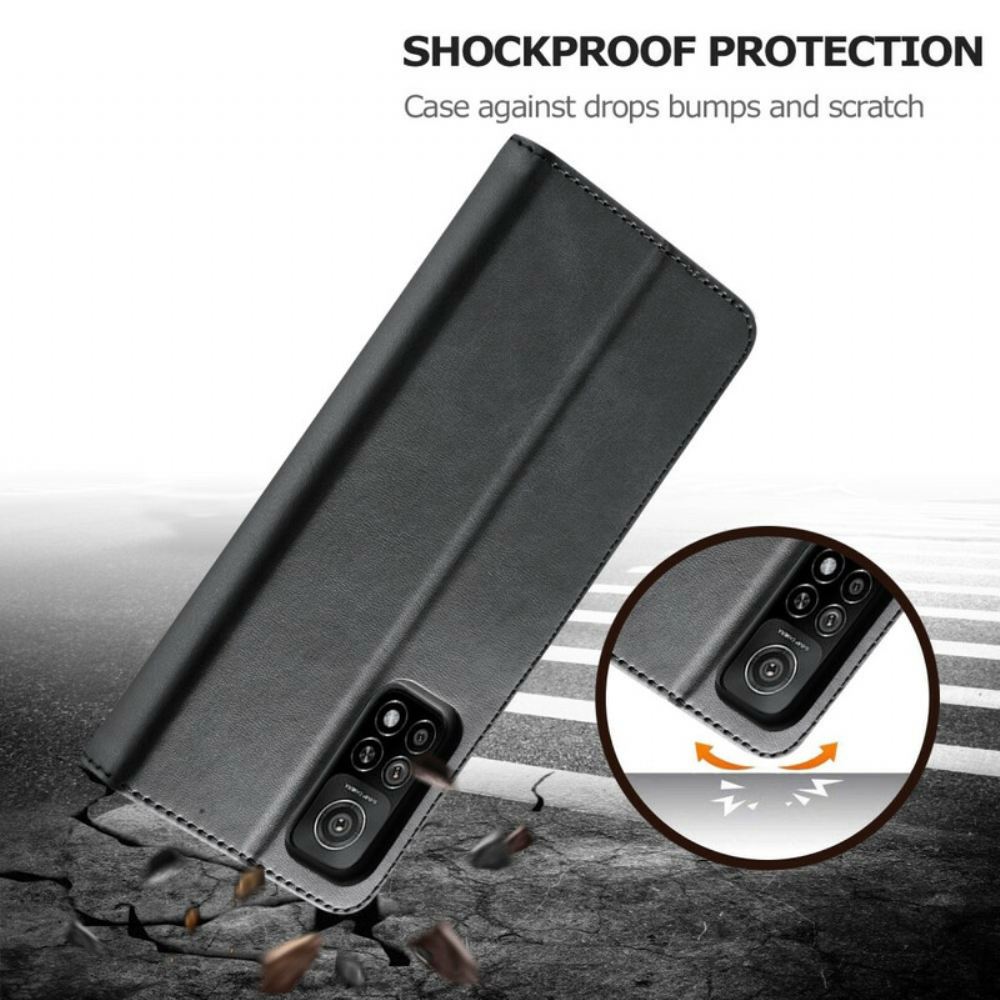 Kožené Pouzdro Na Xiaomi Mi 10T / 10T Pro Kožený Efekt Lc.imeeke