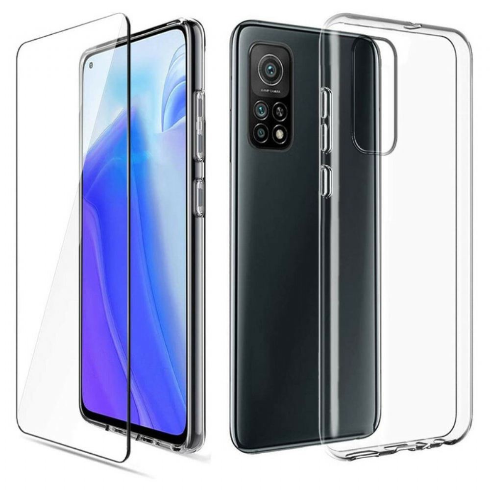 Kryt Na Xiaomi Mi 10T / 10T Pro Kombinovaná Obrazovka A Obrazovka Z Tvrzeného Skla