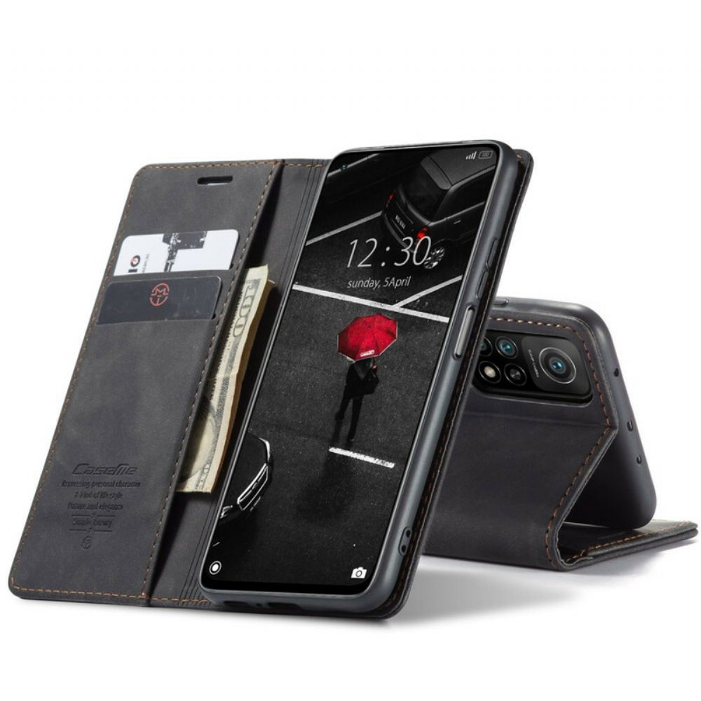 Kryty Na Mobil Na Xiaomi Mi 10T / 10T Pro Flipové Pouzdro Caseme Umělá Kůže