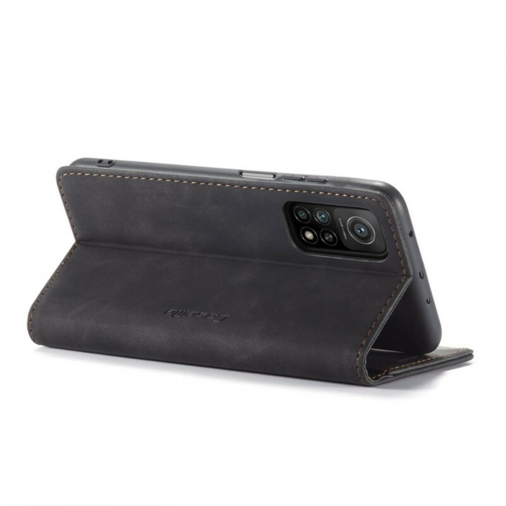 Kryty Na Mobil Na Xiaomi Mi 10T / 10T Pro Flipové Pouzdro Caseme Umělá Kůže